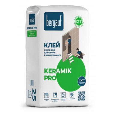 купить Клей плиточный Bergauf KERAMIK PRO усиленный 25кг в Саранске