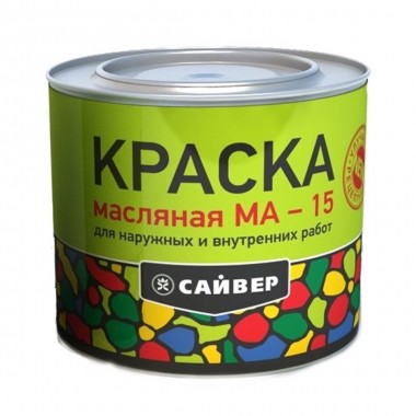 купить Краска Сайвер МА-15 масляная (салатная) 2.7 кг в Саранске