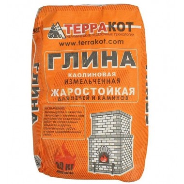 купить Смесь глино-шамотная Терракот (с содержанием глины каолиновой 99.9%) 20кг в Саранске