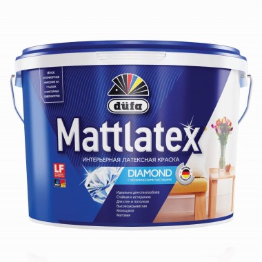 купить Краска В/Д Dufa Mattlatex RD-100 интерьерная латексная 10л в Саранске